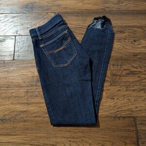Gap stirrup jeans low rise dark wash denim size 25, 0 regular